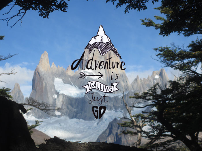Bergpanorama: Adventure is calling