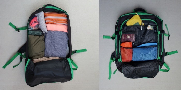 cabin-max-rucksack-packen handgepäck