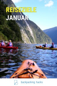 backpacking-reiseziele-januar neuseeland milford sound kajaktour