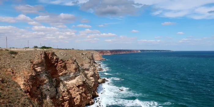 bulgarien-kap-kaliakra rote steilküste